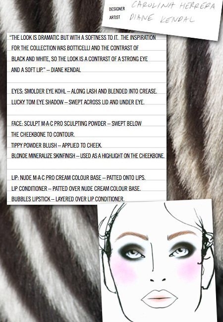 makeup face charts. MAC face charts — these