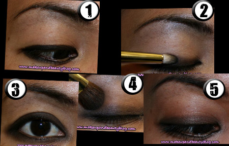 Black Smokey Eyes For Brown Eyes. 5-Step Smokey Eye