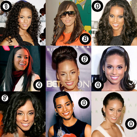 alicia keys hair. Alicia Keys hairstyle poll