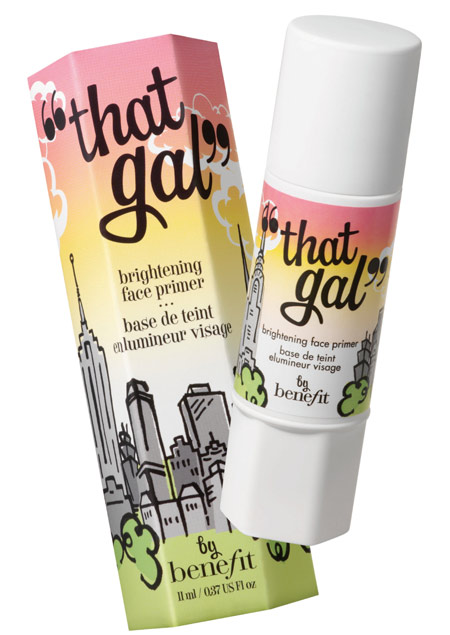  talks up the benefits of benefit s that gal brightening face primer