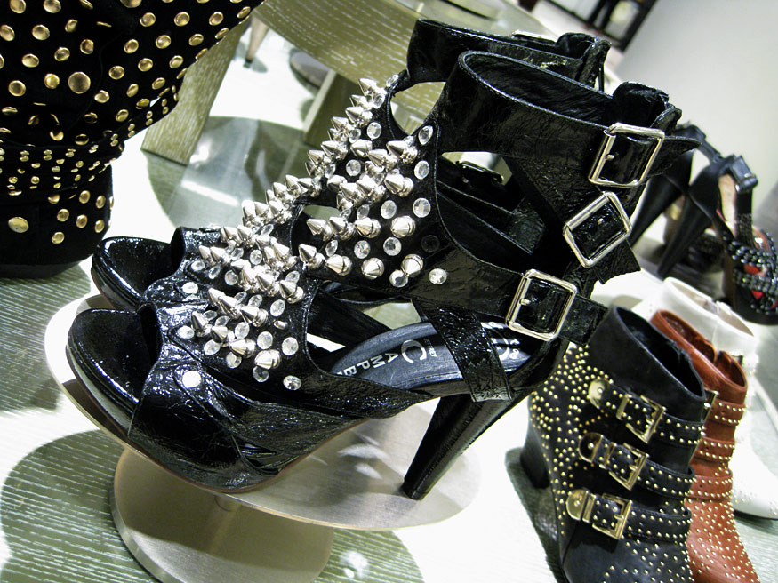 Daily Photo -Rhinestones, Buckles and Spikes — Would You Rock These Heels?