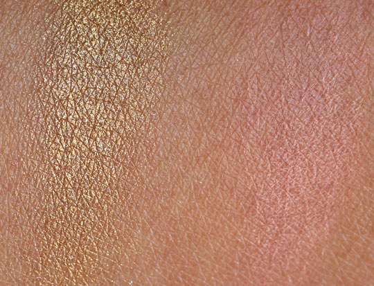 nars holiday 2010 swatches review photos etrusque single eyeshadow sex appeal blush on skin