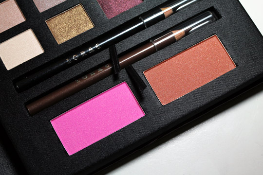 lorac box office hit review swatches photos blushes and eyeliner in case