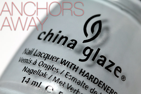 The new China Glaze Anchors Away Collection for spring 2011 just docked onto 
