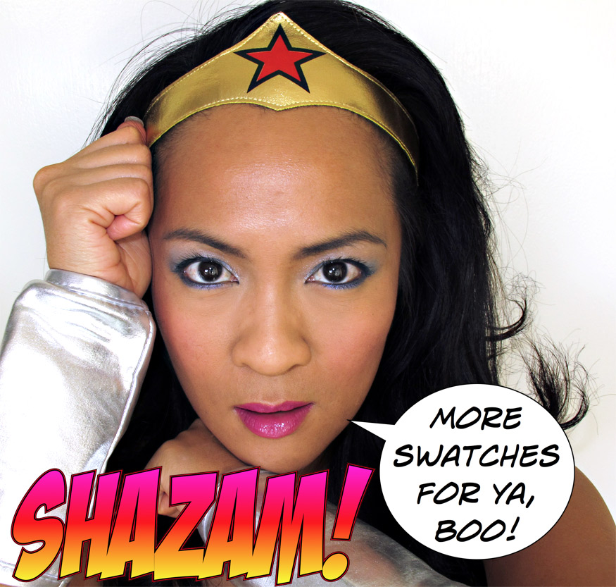 Daily Photo More MAC Wonder Woman Swatches on NW20 Skin