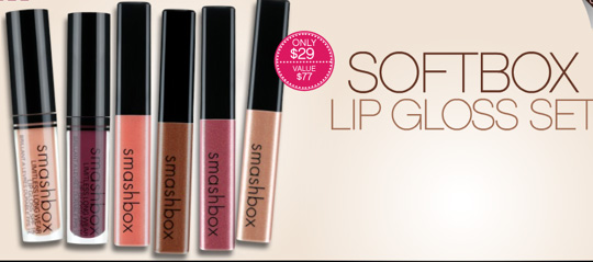 smashbox softbox lip gloss collection