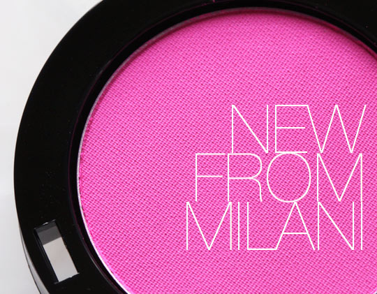 milani powder eyeshadow in shocking pink