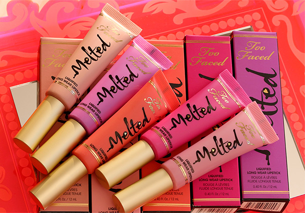 Check out these and more Too Faced Cosmetics lippies, as 