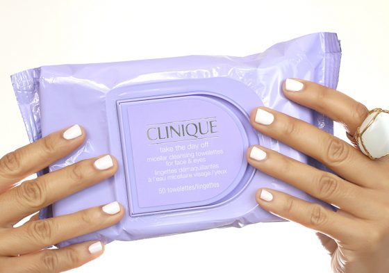 Clinique Take the Day Off Micellar Cleansing Towelettes for Face & Eyes ($14 for 50 wipes)