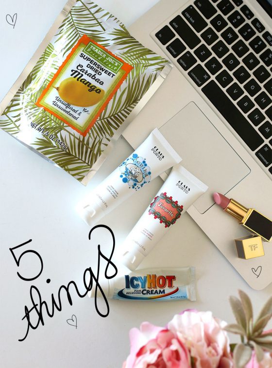 5 Things I’ve Been Loving Lately: Tom Ford Spanish Pink, Claus Porto Hand Creams, Icy Hot (!) and More