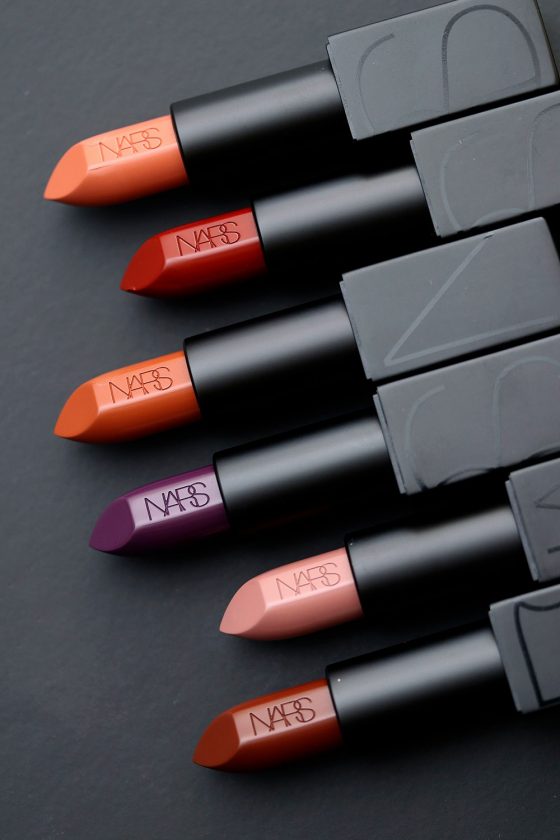 NARS Fall 2017 Audacious Lipsticks: Vibeke, Linda, Dayle, Louise, Aya and Kirat