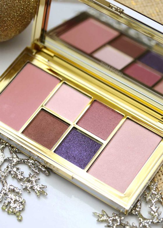 The Tom Ford Winter Soleil Eye and Cheek Palette in 04 Violette Argente