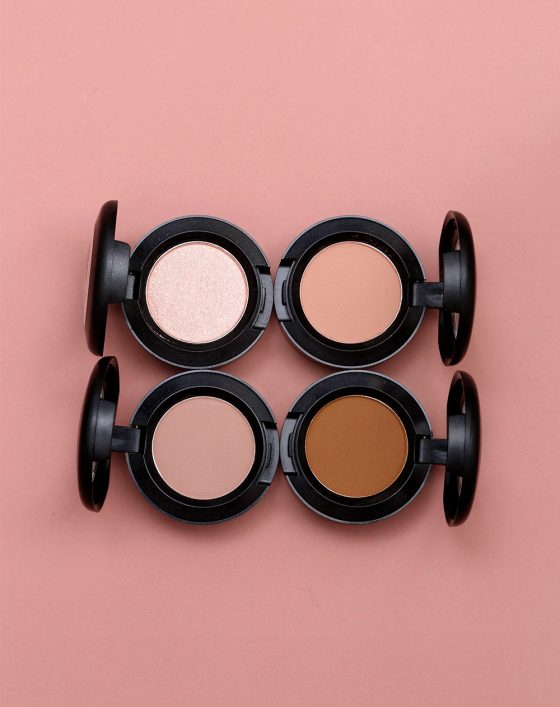 The MAC Throwback Eye Shadows in Kid, Uninterrupted, Tete-A-Tint and Goldbit Are Available Meow