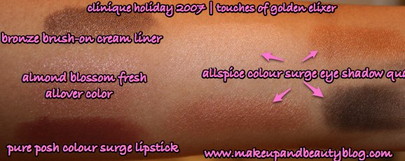 clinique-holiday-2007-touches-golden-elixer-swatches