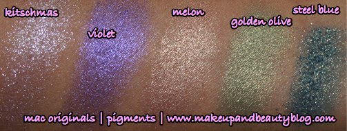 mac-cosmetics-makeup-pigment-originals-kitschmas-violet-melon-golden-olive-steel-blue