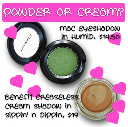 powder or cream eyeshadow
