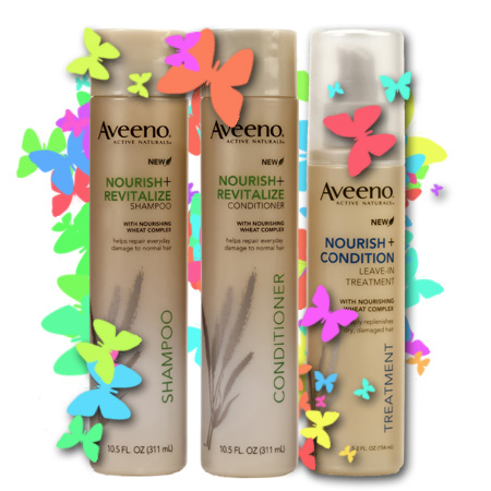 aveeno nourish moisturize shampoo conditioner leave in review