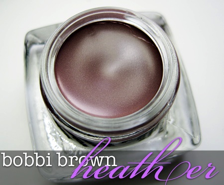 bobbi brown long-wear cream shadow in heather