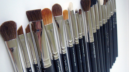 MAC makeup brushes
