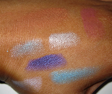 dior cristal collection summer 2009 swatches all with flash