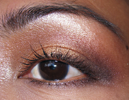 mac cosmetics amber lights eyeshadow fotd eye 2