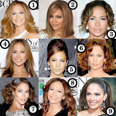 Jennifer Lopez just got a layered shag haircut and curtain bangs