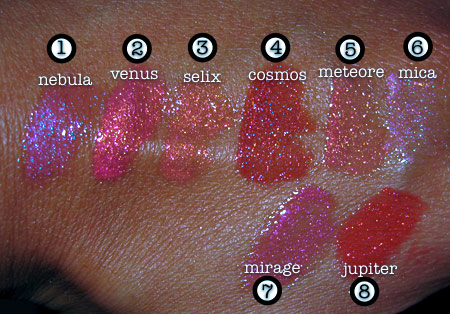 chanel celestial lights levres scintillantes glossimer swatches final