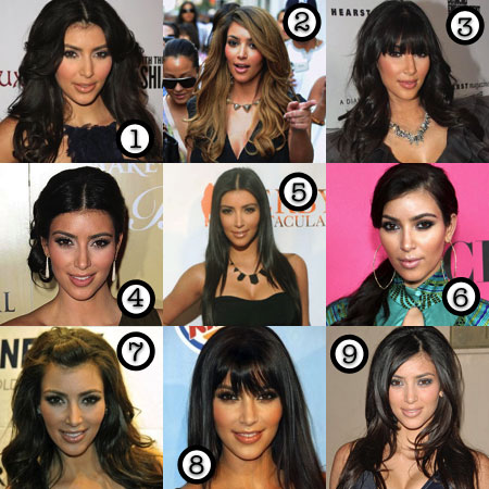 Kim Kardashian Straight Platinum Blonde Bob Hairstyle | Steal Her Style