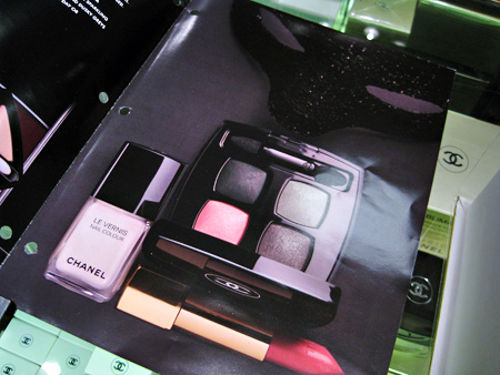 chanel fall 2009 makeup collection quad