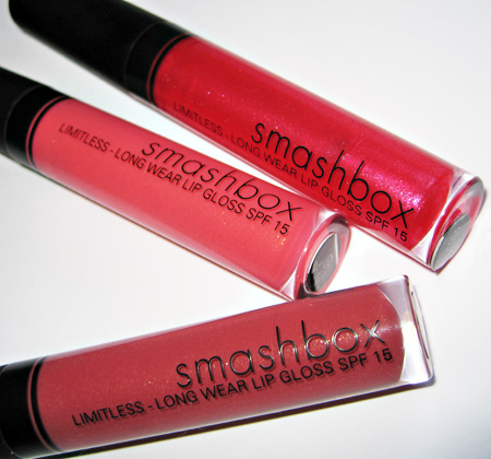 smashbox limitless long wear lip gloss spf 15 boundless endless nonstop