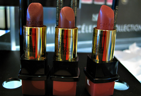 chanel venice collection fall 2009 swatches reviews captive 76 intuitive 77 instinctive 77 rouge allure lipsticks