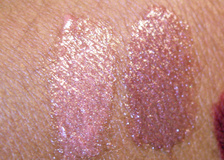 dior jazz club collection fall 2009 sweet praline 431 rose nectar 641 creme de gloss swatches
