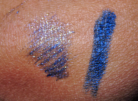 lancome declaring indigo fall 2009 ink artliner indigo charm swatches