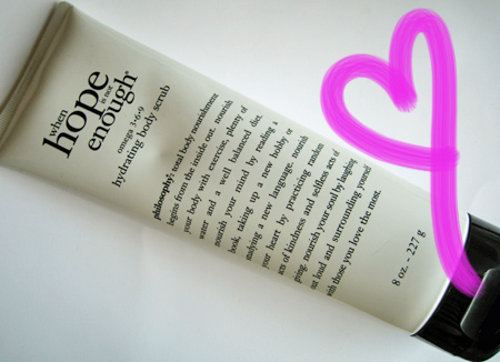philosophy when hope is not enough hydrating body scrub