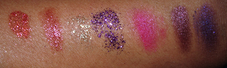 MAC Makeup Art Cosmetics Swatches Pigments 1