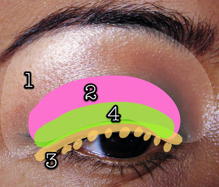 mac cosmetics tutorial fashion week look eyemap 1