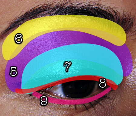 mac cosmetics tutorial fashion week look eyemap 2