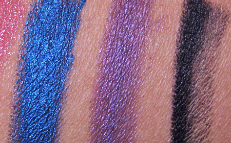 mac dquared swatches greasepaint