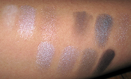 Bobbi Brown Chrome Palette Swatches Review swatches-all