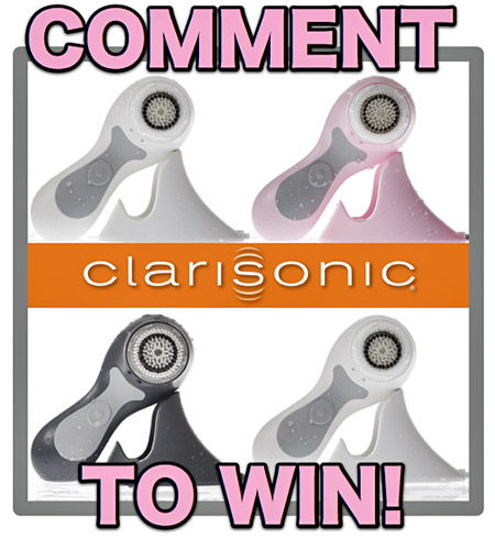 comment to win two clarisonic brushes