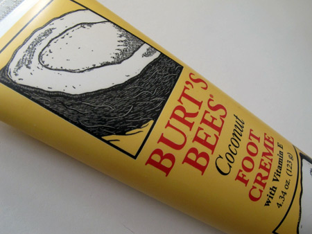 burts bees coconut foot creme review