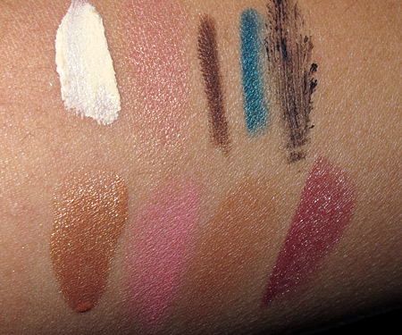 mac to the beach face of the day swatches