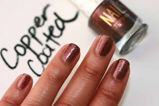 topshop nails copper coated
