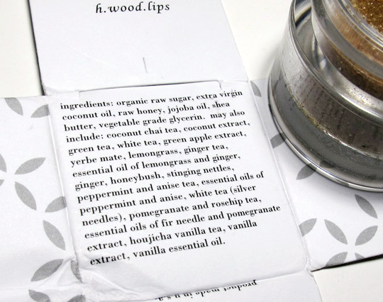 Hwood Beauty Lip Tea Scrub Review