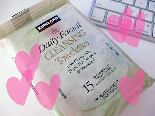 Kirkland daily facial cleansing towelettes review
