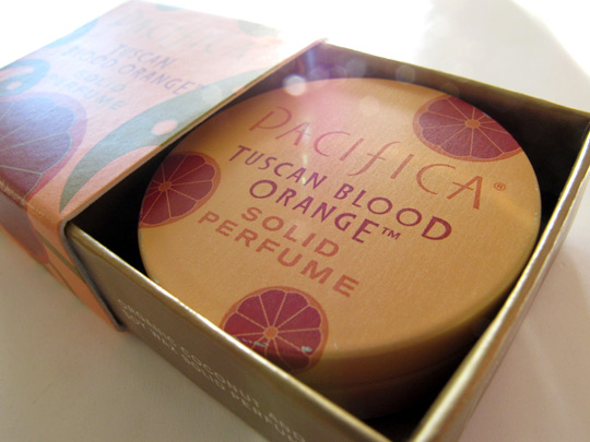 pacifica tuscan blood orange solid perfume review