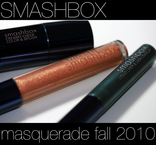 smashbox masquerade fall 2010 collection swatches review photos