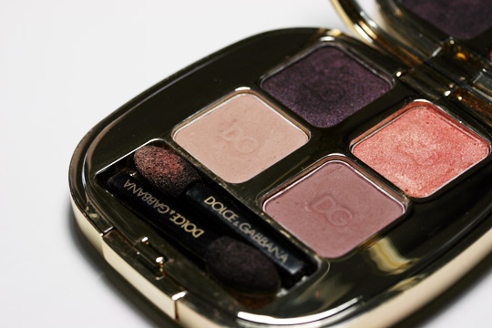 Dolce & Gabbana Sicilian Lace Fall 2010 swatches review nude quad open