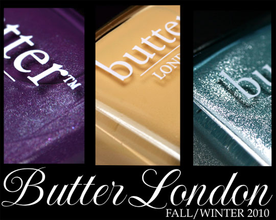 butter london fall 2010 swatches