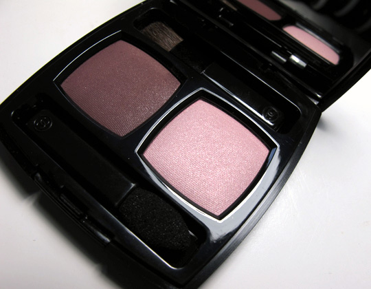 chanel ombres contraste eyeshadow duo review pictures berry rose